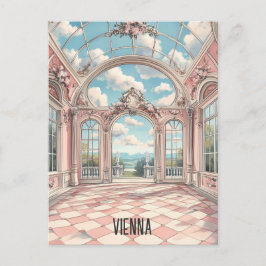 Reisen nach Wien Österreich Postkarte
