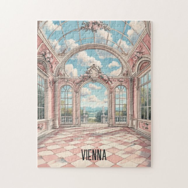 Reisen nach Wien Österreich Puzzle (Vertikal)