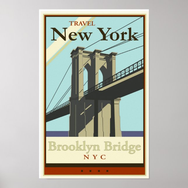 Reisen New York Poster (Vorne)