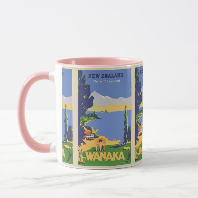 Reisen New Zealand Lake Land Tasse (Links)