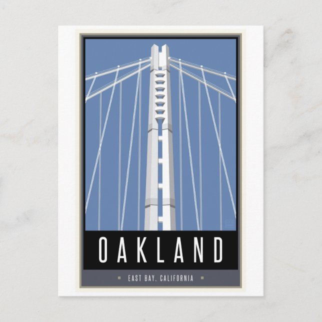 Reisen Oakland Postkarte (Vorderseite)