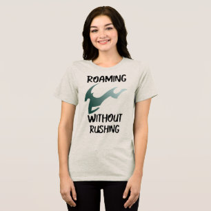 Reisen ohne Hetze - Allein unterwegs Tri-Blend Shirt