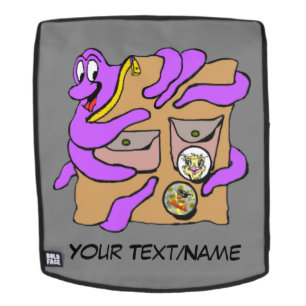 Reisen Oktopus umarmen Rucksack, Gesicht nur. Rucksack