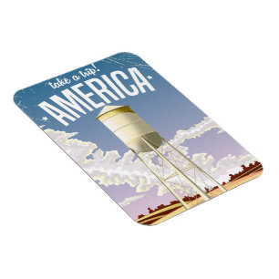 Reisen Retro California Reiseplakat Magnet