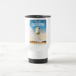 Reisen Retro California Reiseplakat Reisebecher