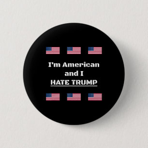 Reisen sicher im Ausland - ich bin Amerikaner und Button