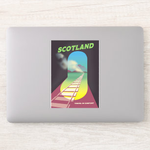 Reisen Sie bequem Schottland Aufkleber