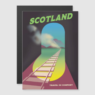 Reisen Sie bequem Schottland Magnetkarte