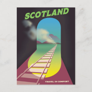 Reisen Sie bequem Schottland Postkarte