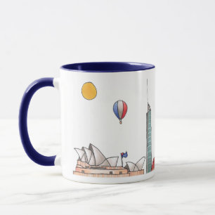 Reisen Sie die Welt - Australien Tasse