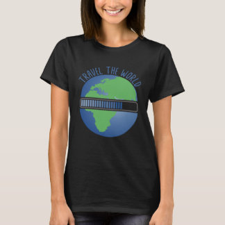 Reisen Sie die Welt Loading World Traveller & Glob T-Shirt