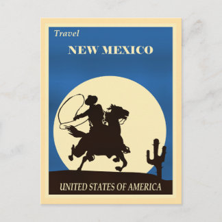 Reisen Sie durch New Mexico Postkarte
