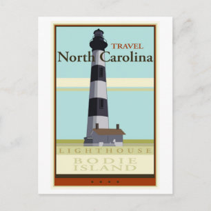 Reisen Sie durch North Carolina Postkarte