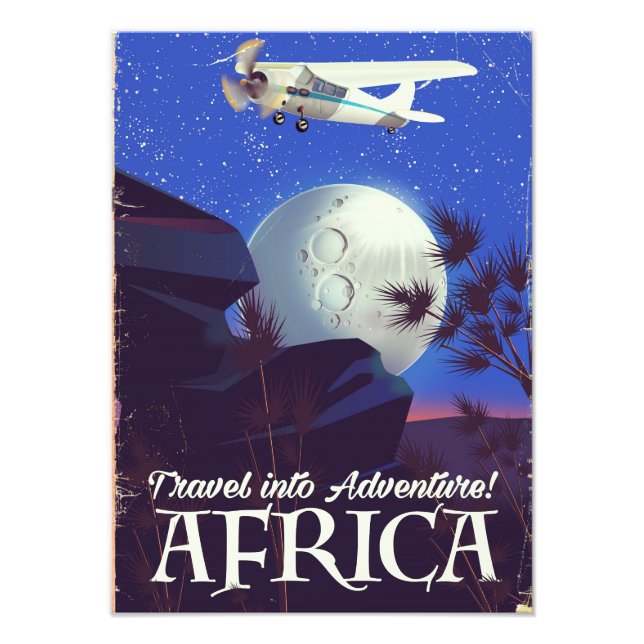 Reisen Sie ins Abenteuer! Afrika Fotodruck (Vorne)