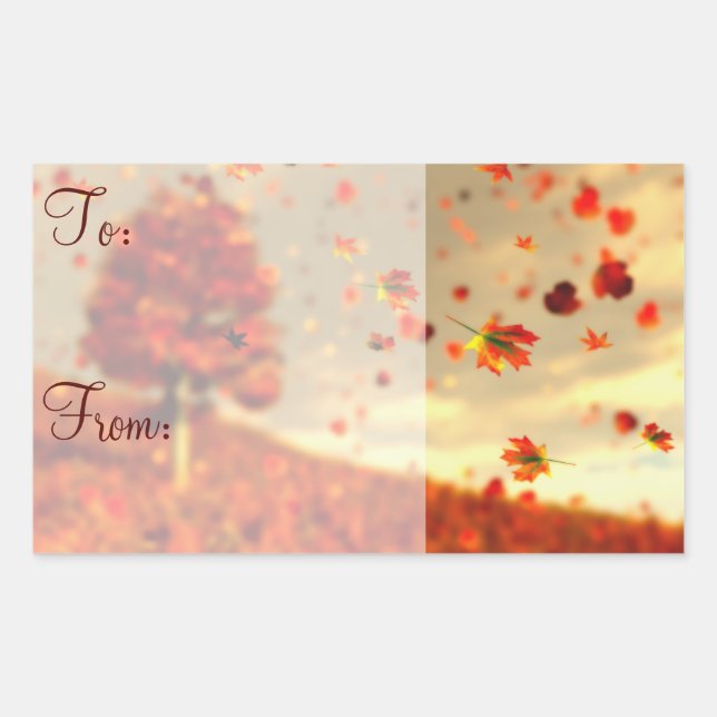 Reisen Sie mit den Geschenkartikeln vom Oktober Rechteckiger Aufkleber (Vorderseite)