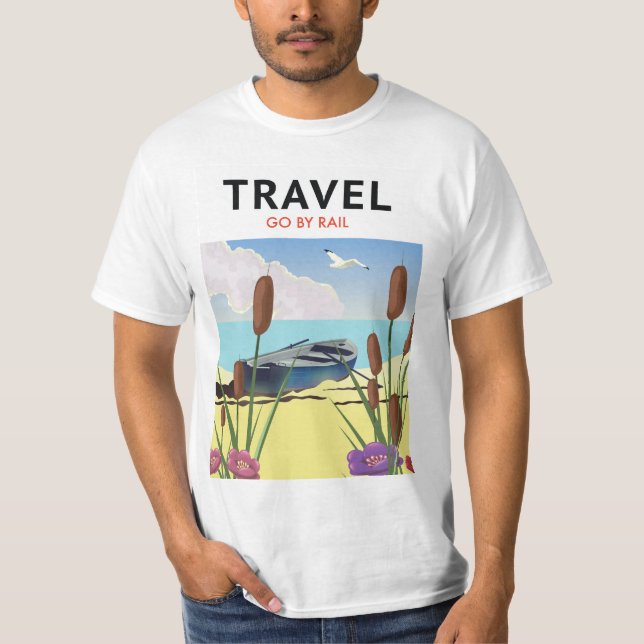 Reisen Sie mit der Bahn T-Shirt (Vorderseite)