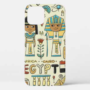 Reisen Sie nach Ägypten. Nahtloses Muster Case-Mate iPhone Hülle