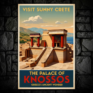 Reisen Sie nach Griechenland: Eine Vintage-Plakats Poster