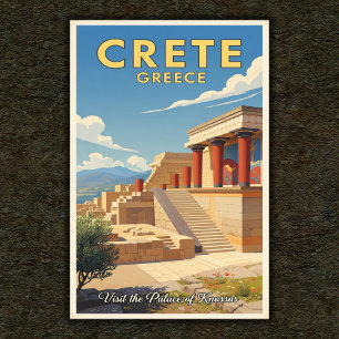 Reisen Sie nach Griechenland: Eine Vintage-Plakats Poster