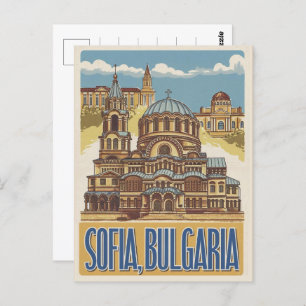 Reisen Sofia, Bulgarien Vintage Geschenke und Ande Postkarte