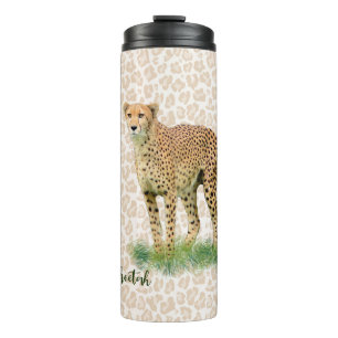 Reisen Thermal Tumbler mit Gepard Image Thermosbecher