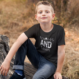 Reisen und Geschichten [weißes Logo] Kinder T - Sh T-Shirt