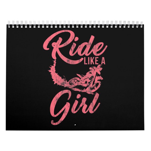Reisen wie ein Girl Motorrad-Funny-Geschenk Kalender (Titelbild)