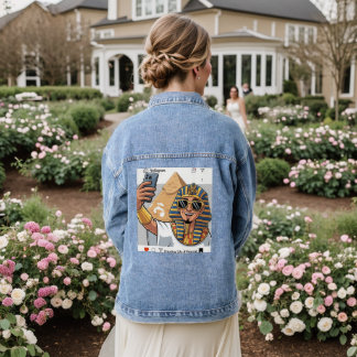Reisen wie ein Pharao   Jeansjacke