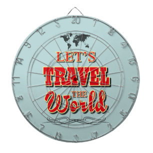 Reisen wir die Welt Dartscheibe
