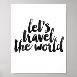 Reisen wir die Welt Poster