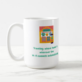 Reisen: Wo "Zuhause" ist, wo die Wi-Fi-Verbindung  Kaffeetasse