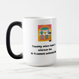 Reisen: Wo "Zuhause" ist, wo die Wi-Fi-Verbindung Verwandlungstasse