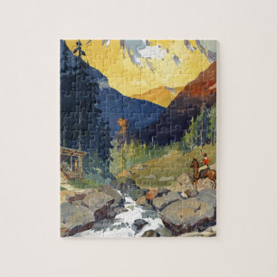 Reisen zu Nationalparks mit dem Zug Puzzle