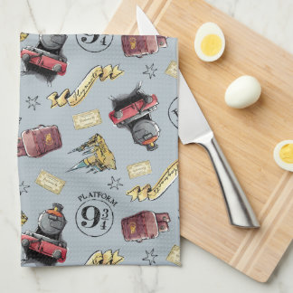 Reisen zum HOGWARTS™-Muster Geschirrtuch