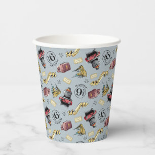 Reisen zum HOGWARTS™-Muster Pappbecher