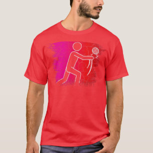 Reisen zurück in die Zeit mit Beachvolleyball Retr T-Shirt