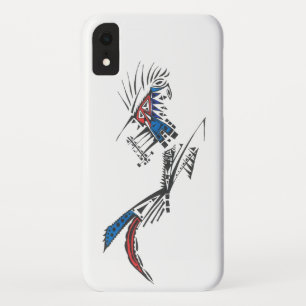 Reisende Abstraktes Tribal Kunst, Dichtung und Mus Case-Mate iPhone Hülle