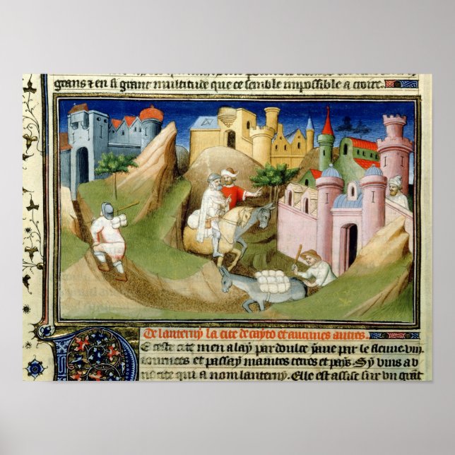 Reisende außerhalb von Peking mit Odorico Poster (Vorne)