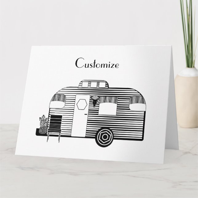 Reisende Camper Caravan Thunder_Cove Karte (Vorderseite)
