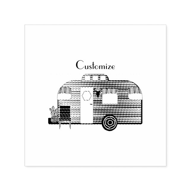 Reisende Camper Caravan Thunder_Cove Permastempel (Design)