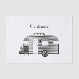 Reisende Camper Caravan Thunder_Cove Seidenpapier