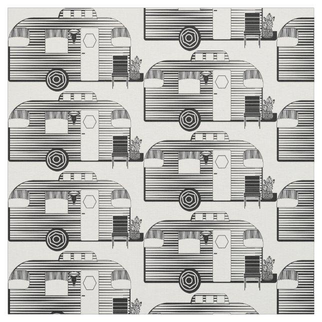 Reisende Camper Caravan Thunder_Cove Stoff (Muster)