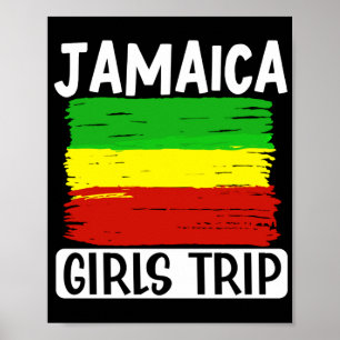 Reisende Flug Jamaica Girls Trip Flag Poster
