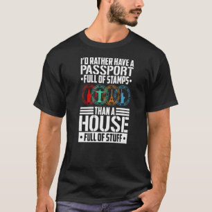 Reisende für Weltreisen und Abenteuer T-Shirt
