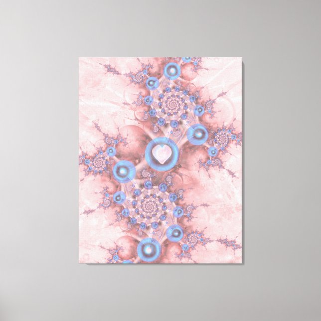 Reisende Herzen Leinwanddruck (Vorderseite)