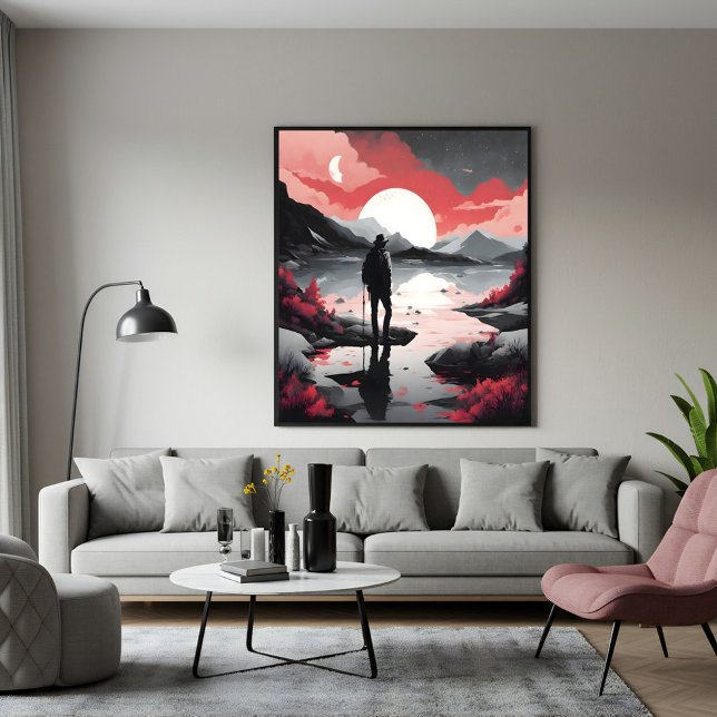 Reisende in der Abenddämmerung Poster (Von Creator hochgeladen)