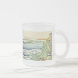 Reisende Klettersteig A Mountain, Hokusai, 1835 Ta Mattglastasse