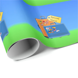 Reisende Krankenschwester, verpackt und bereit zum Geschenkpapier