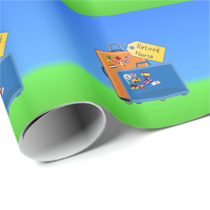 Reisende Krankenschwester, verpackt und bereit zum Geschenkpapier