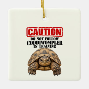 Reisende Schildkröte Coddiwompler Training Keramikornament
